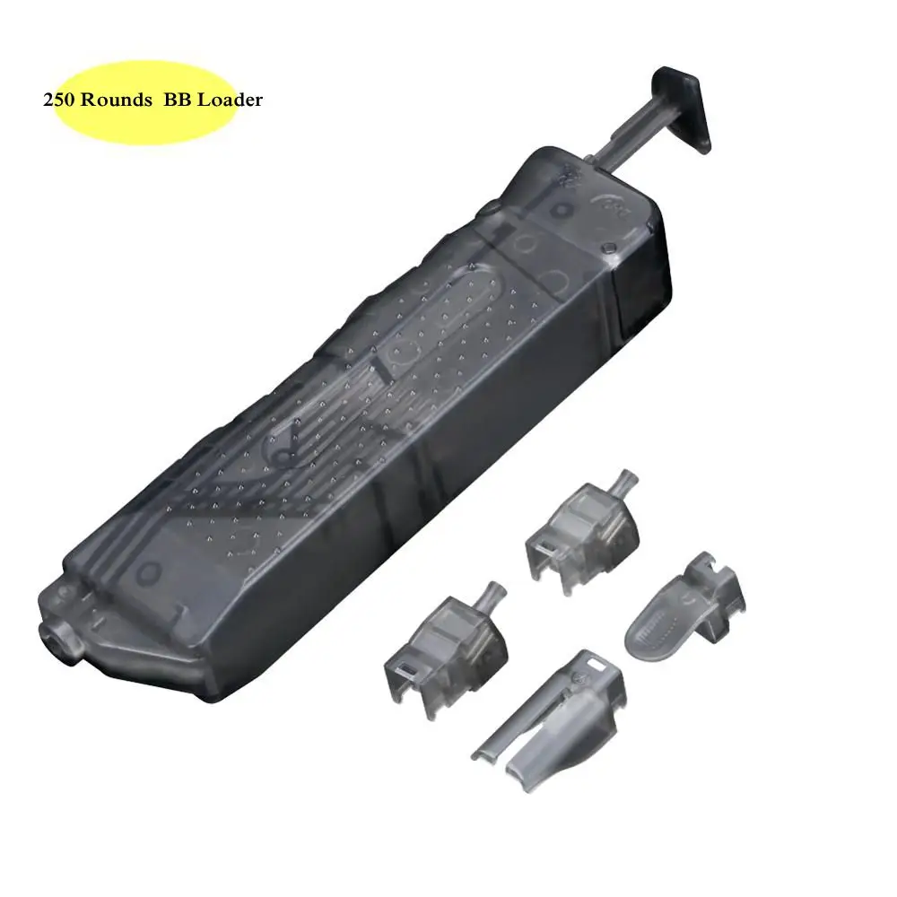 Nuevo Cargador de velocidad BB de plástico, 250 rondas para cargador BB táctico de 4,5 MM, accesorios de Paintball, caza al aire libre