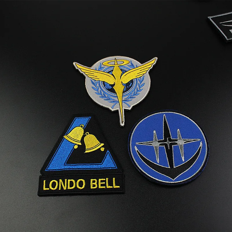 Londo Bell Anaheim School E.F.S.F. F. Parche táctico militar de GUNDAM, insignia conmemorativa de final de guerra, ZEON, bandera, para ropa, mochila - imagen 3
