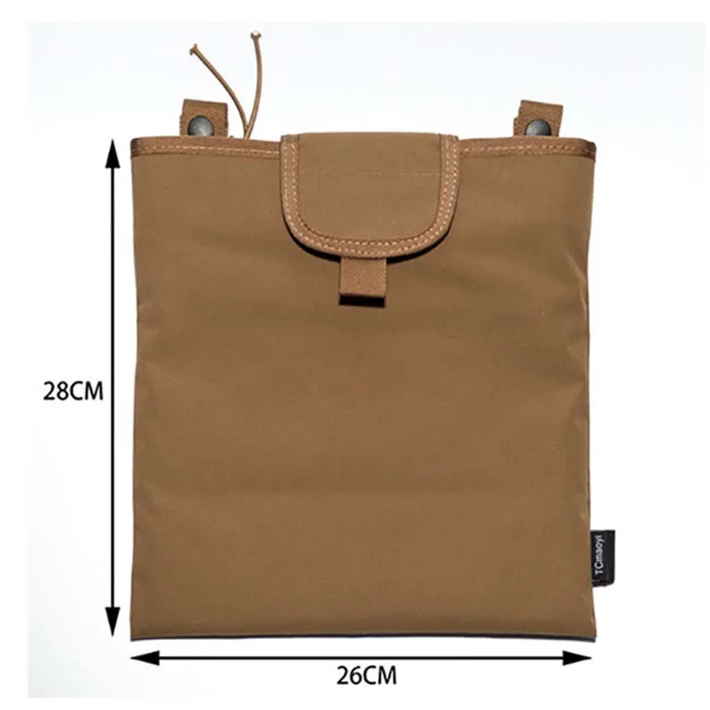 Bolsas de almacenamiento de bolsa de accesorio Molle para chaleco al aire libre de caza táctica plegable multiusos - imagen 5