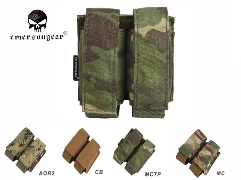 Emersongear LBT estilo doble bolsa de combate Molle revista bolsa 40mm EM6366