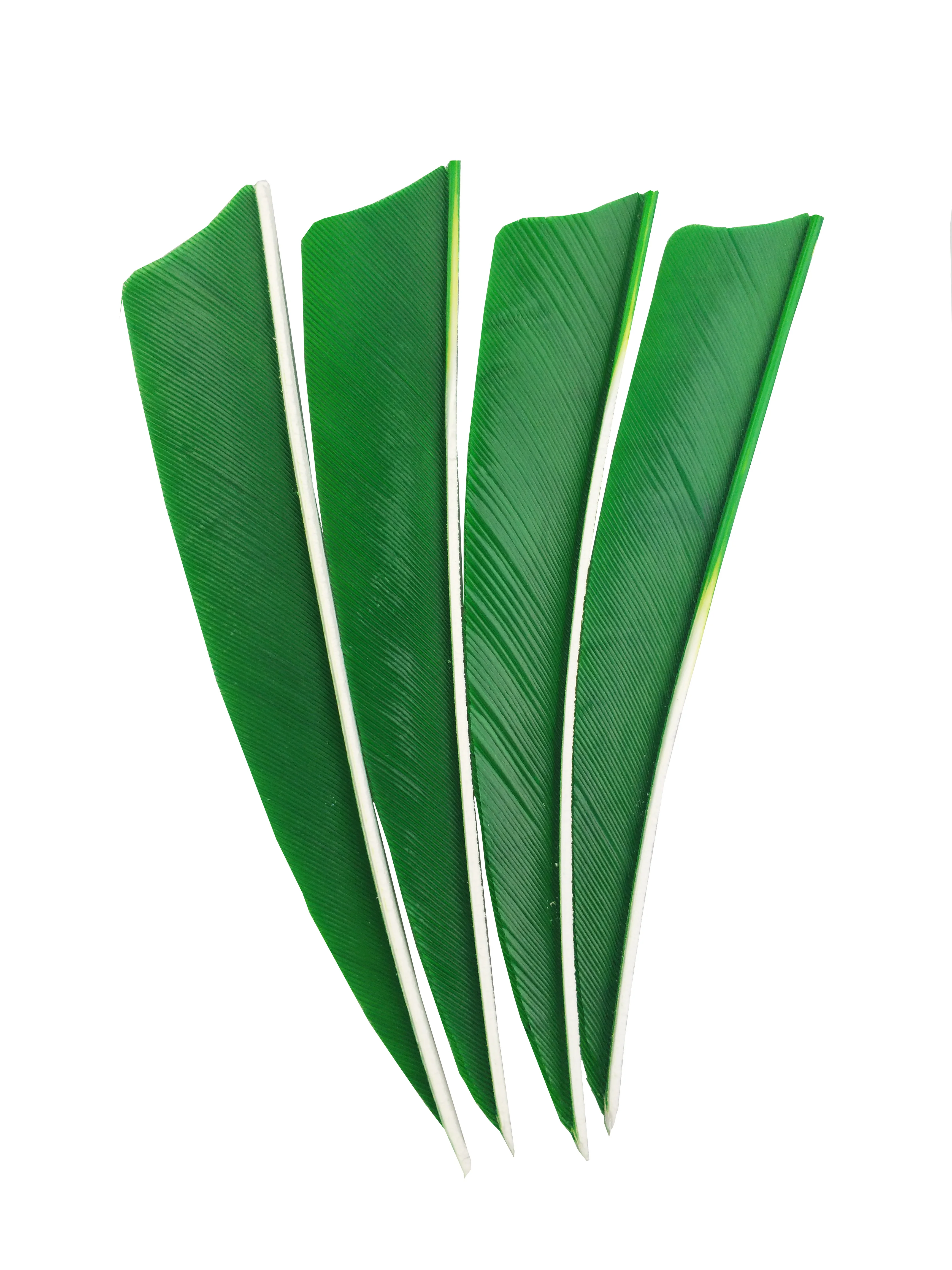 Escudo de plumas naturales de pavo para tiro con arco, herramienta de bricolaje para entrenamiento de tiro con arco, accesorios de caza, 100 piezas, 4 pulgadas - imagen 4