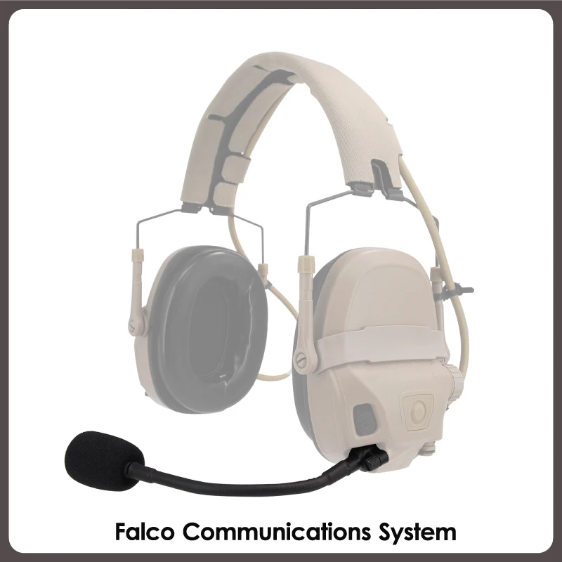 FCS-TACTICAL Auriculares tácticos con cancelación de ruido reemplaza el micrófono para AMP - imagen 2