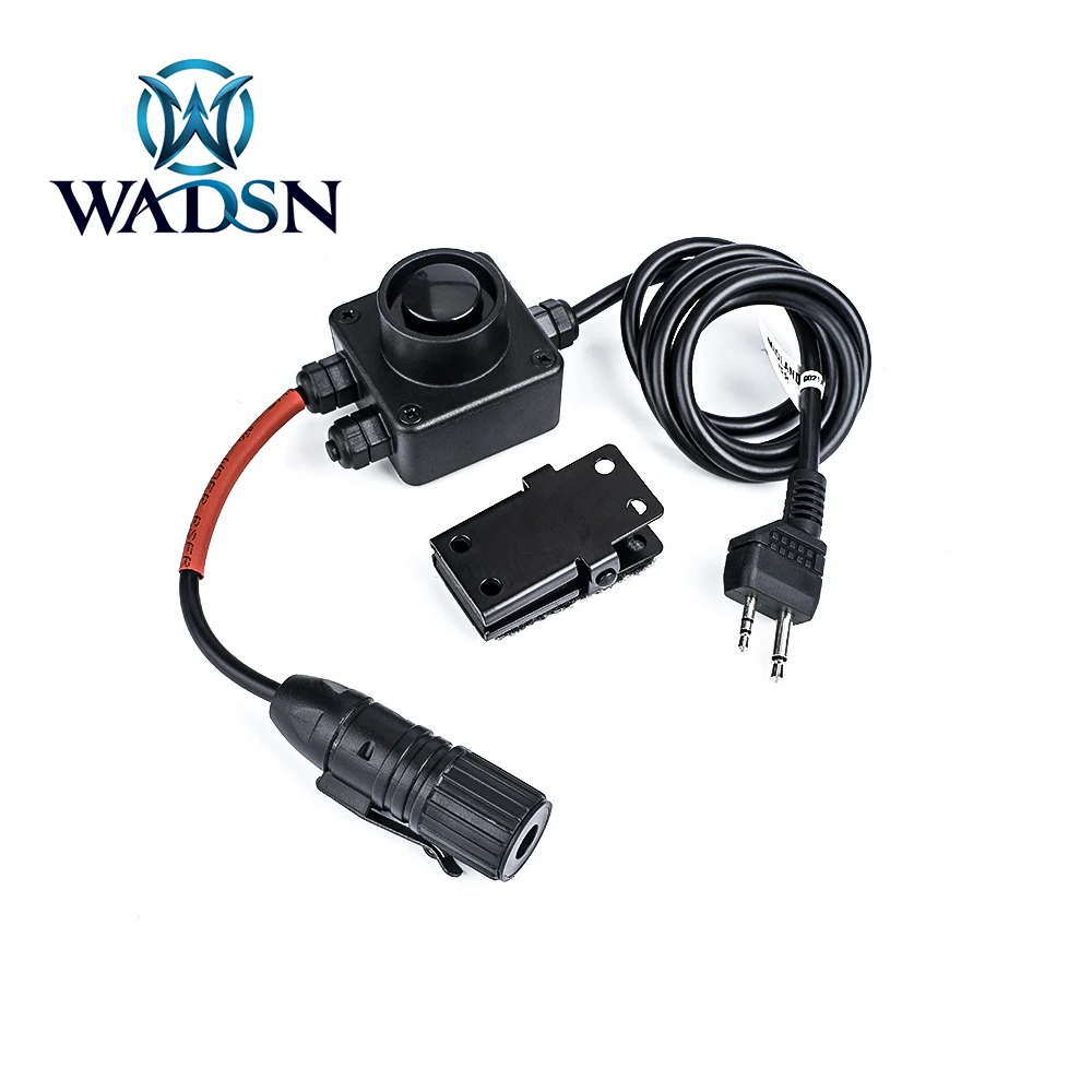 WADSN tácticas COMBAT PTT Kenwood Midland ICOM Yaseu tiro motorolar caza ZTAC Comta auriculares accesorio walkie-talkie PTT - imagen 2