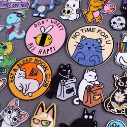 Parche termoadhesivo bordado animales decorativo para ropa
