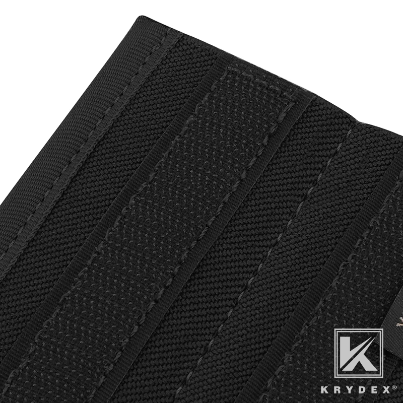 KRYDEX-bolsa de inserción de doble revista para pistola, para Micro Fight MK3 MK4, aparejo de pecho, estilo Spiritus, soporte de revista elástico incorporado BK - imagen 5