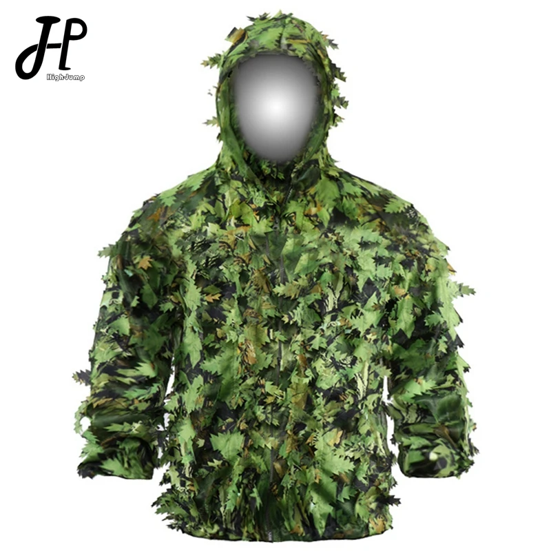 Traje de camuflaje biónico de flores adhesivas, traje Ghillie de caza, juego de jungla CS, ropa de entrenamiento, cazador, Airsoft - imagen 2