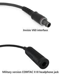 Cable adaptador TAC-SKY V60 a COMTAA para auriculares tácticos Invisio