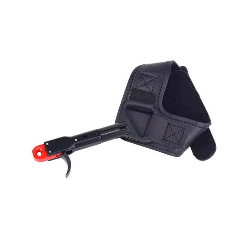 Arco de tiro con arco, ayuda para la muñeca, hebilla ajustable, pinza de gatillo, correa, arco compuesto, accesorios de caza - imagen 2