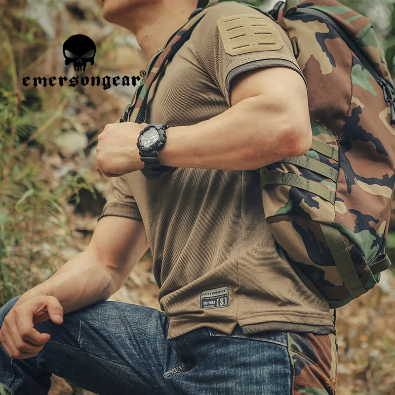 EMERSONGEAR-Camiseta deportiva táctica UMP Frogmen con etiqueta azul, ligera, de secado rápido, para correr, manga larga, tiro al aire libre - imagen 2
