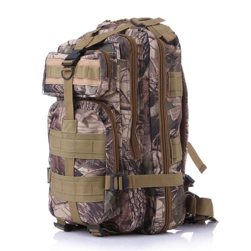 Mochila Trekking Camo Army de 20L, bolsa militar táctica para senderismo para hombre, bolsa de nailon para deportes al aire libre, caza, montar y escalar - imagen 3