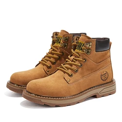 Botas de hombre cuero impermeables para senderismo, caza y uso táctico