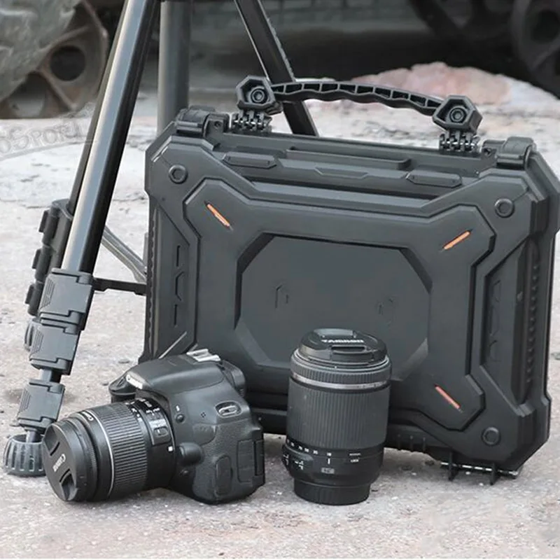 Funda de pistola táctica para cámara, funda protectora de seguridad para transporte de pistola de caza, carcasa dura impermeable con espuma acolchada - imagen 3