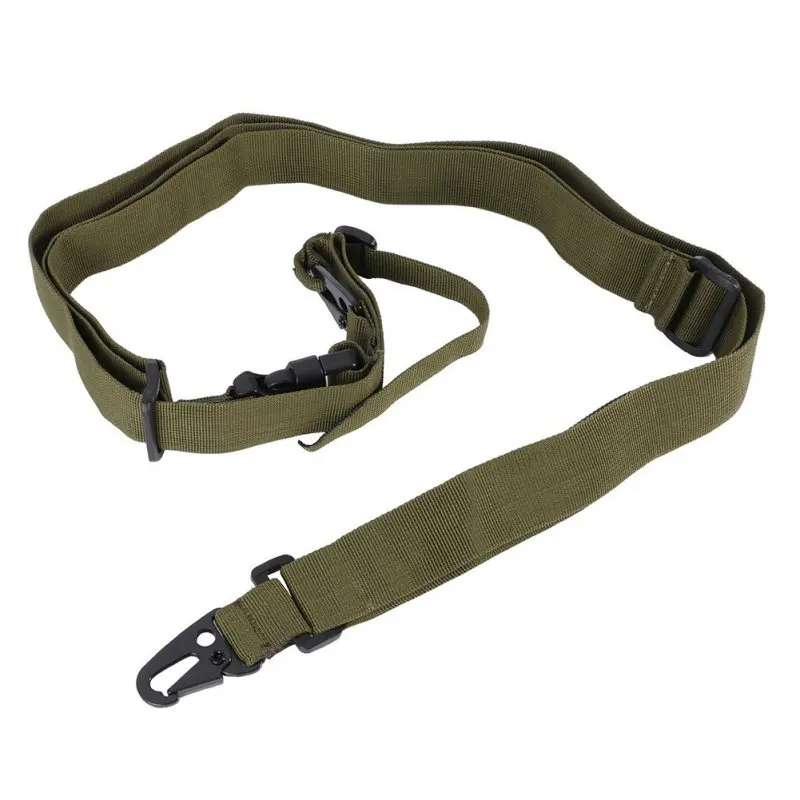 Eslinga de Rifle ajustable de 3 puntos, cuerda elástica táctica duradera, giratoria, accesorios de caza Airsoft, correa de pistola, accesorios de Rifle de aire - imagen 4