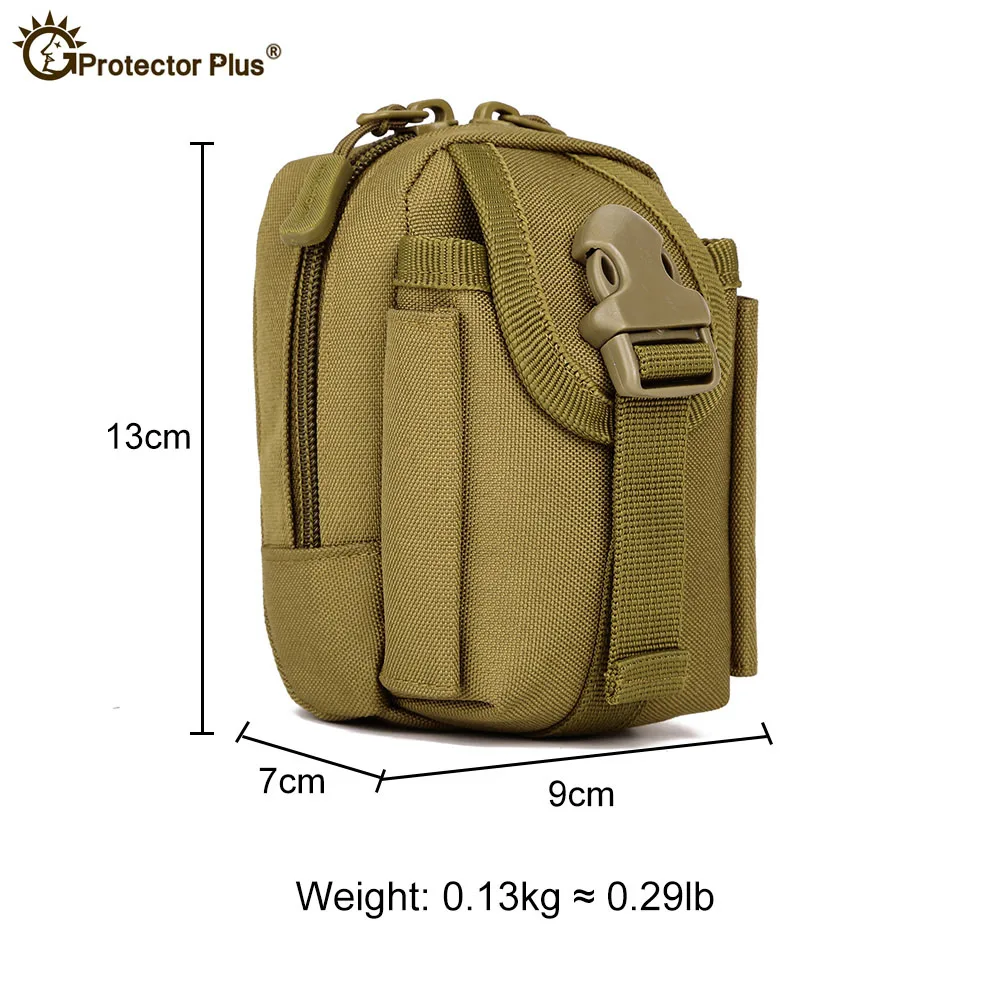 Bolsa Molle pequeña de nailon 600D, paquete para teléfono móvil, paquetes tácticos de escalada adjuntos, bolsas de viaje y senderismo - imagen 2
