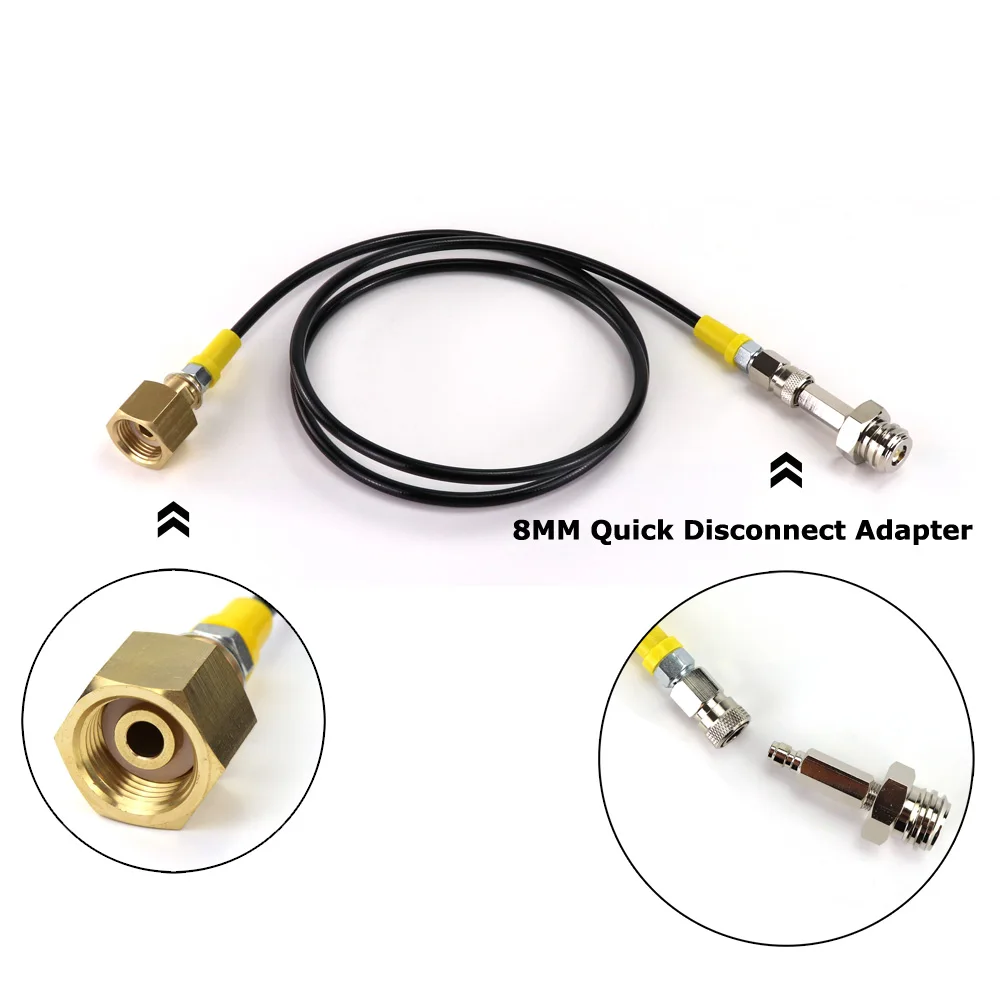 Adaptador CO2 externo con kit de manguera para SodaStream CGA320 - imagen 4