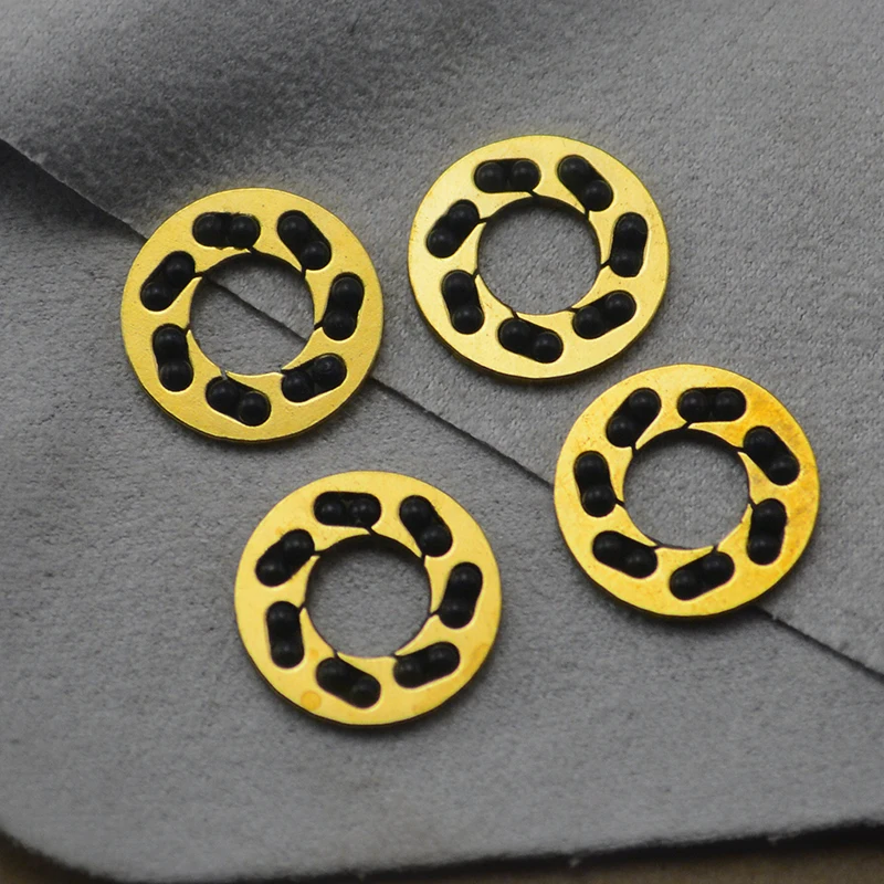 2 piezas DIY cuchillo Flipper rodamiento de bolas de cerámica herramientas de apertura rápida rodamiento plegable de cerámica