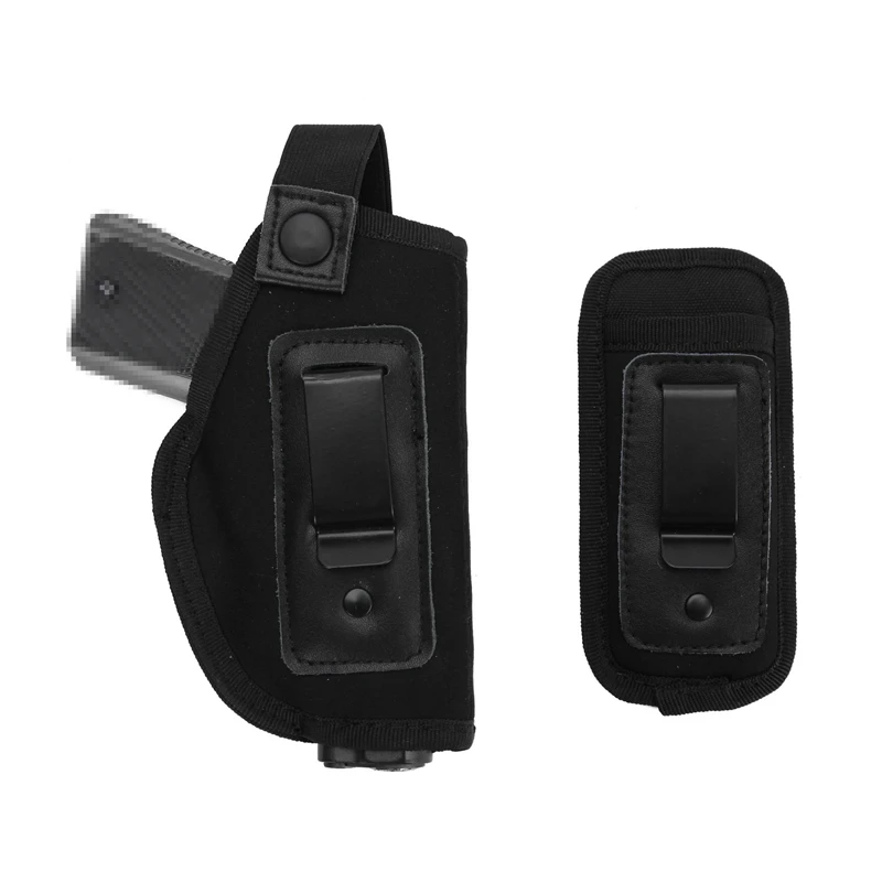 Funda para pistola de caza G17 19 22 23, funda para pistola IWB para mano derecha e izquierda, cintura táctica, bolsa de transporte oculta para revistas - imagen 4