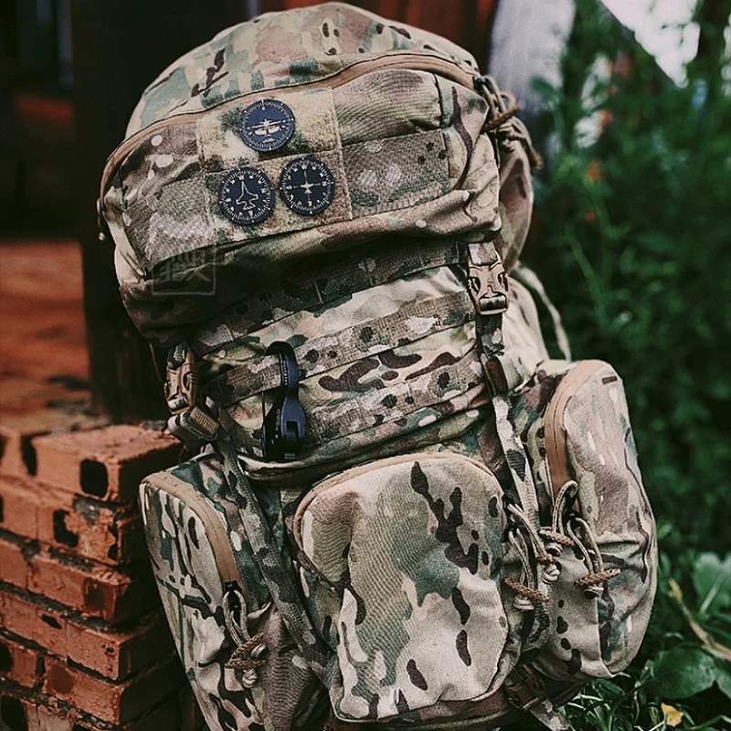 1 Juego de parches magnéticos de Metal, insignia de esqueleto de brújula de vuelo redonda, decoración para mochila de ropa DIY - imagen 5