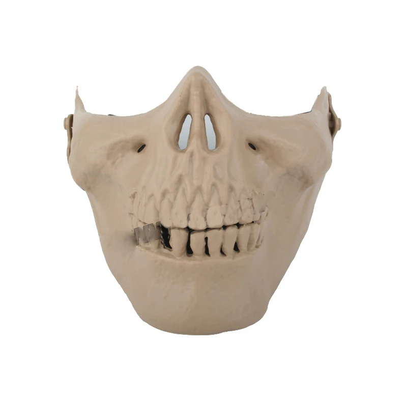 Emersongear-mascarilla táctica Cacique Skull, Media máscara Gen.3, decoración de vacaciones, máscaras faciales protectoras para la cabeza, deportes, senderismo, ciclismo - imagen 4