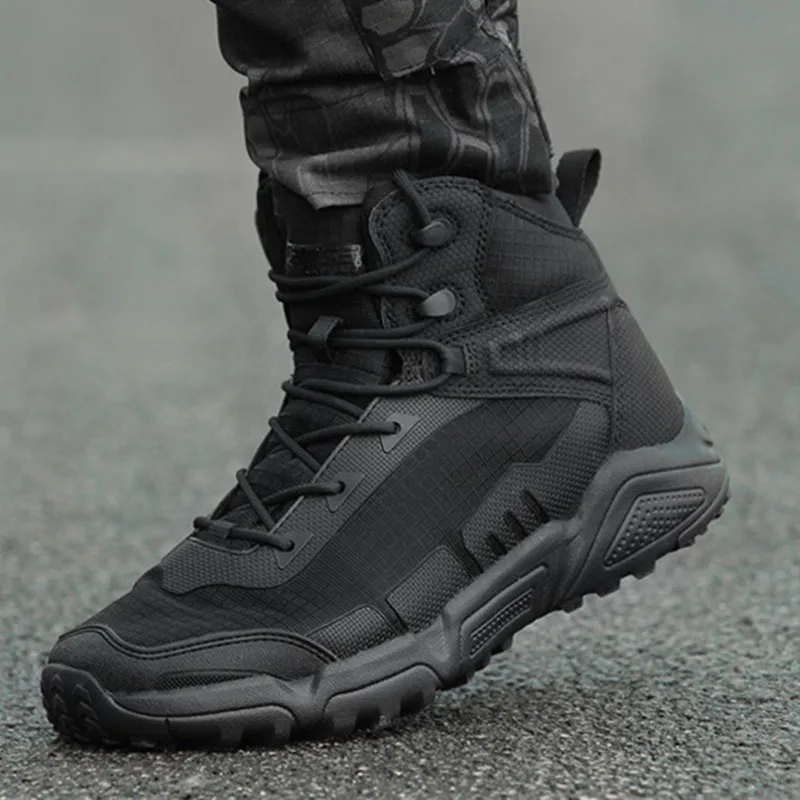 Botas de entrenamiento tácticas ultraligeras para hombre y mujer, zapatos deportivos impermeables para exteriores, Camping, Trekking, escalada y senderismo - imagen 4