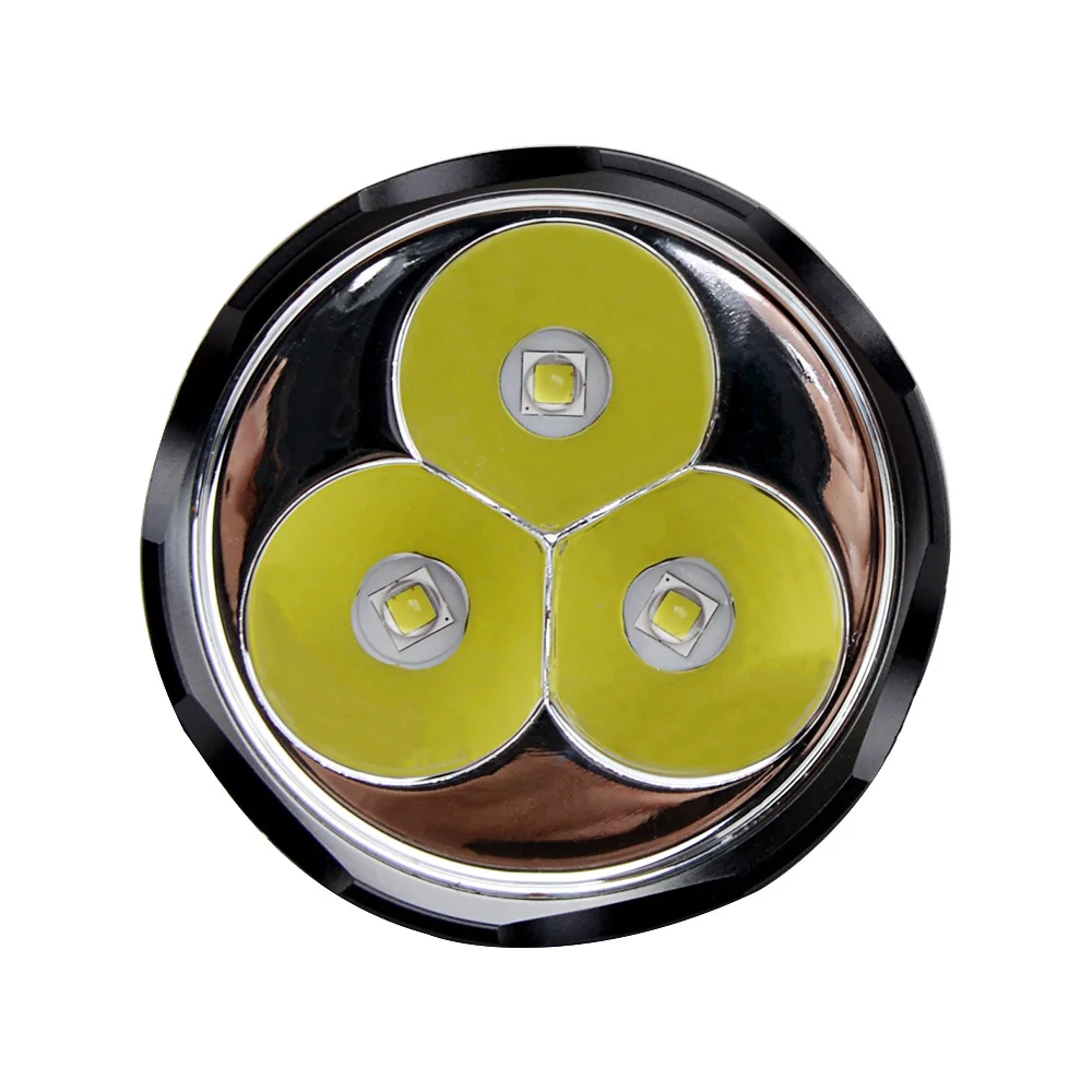 Linterna LED Original TrustFire (3T6 TR-3T6) superbrillante 3800 lúmenes 5 modos de luz antorcha táctica grande (2x18650 / 3x18650) - imagen 5