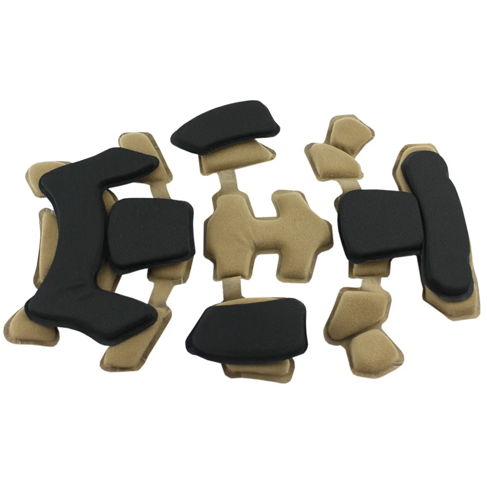 Almohadilla de espuma de memoria para casco táctico VULPO Airsoft, almohadilla protectora interna para casco MICH ACH MTEK, accesorios para casco - imagen 2