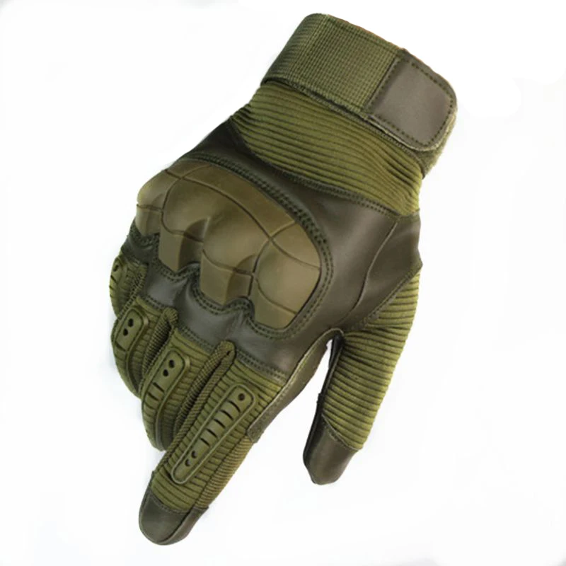 Manoplas antideslizantes para hombre y mujer, guantes tácticos de goma de dedo completo para tiro al aire libre, ciclismo, escalada, correr y senderismo - imagen 4