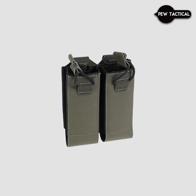PEW TACTICAL.45 DOBLE SMG MAG POUCH airsoft MPX P90 UMP45 PH27 - imagen 3