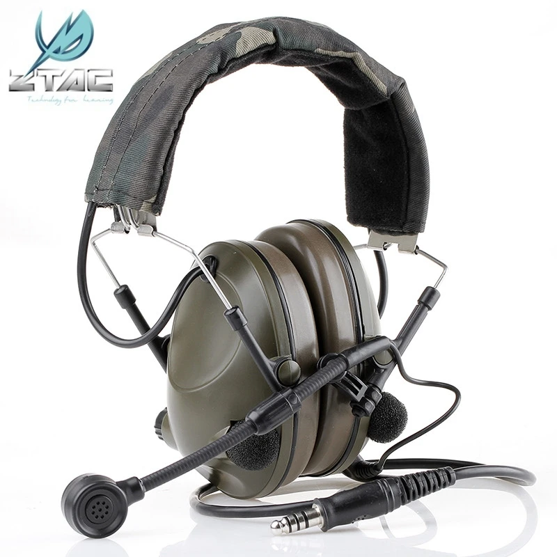 Z-auriculares tácticos con trampa de sonido, audífonos Softair con reducción de ruido de aviación, Airsoft, Z042 - imagen 4
