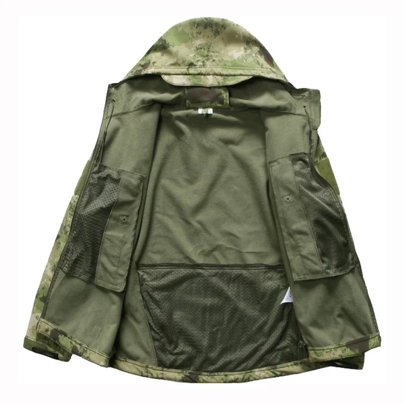 Conjuntos de chaqueta TAD Softshell para acampar y deportes al aire libre, ropa táctica militar de caza para hombres, abrigos para acampar, senderismo, chaquetas con capucha - imagen 5