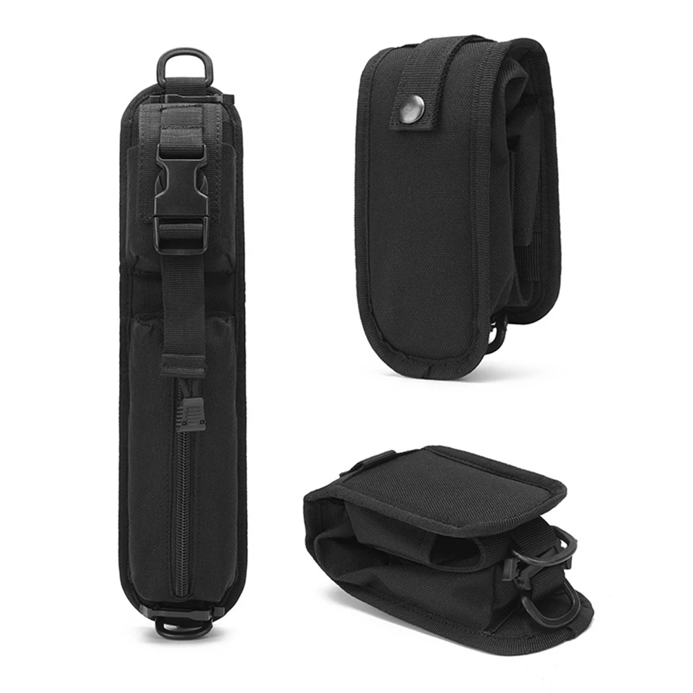 Una caja negra con una tira y cremallera