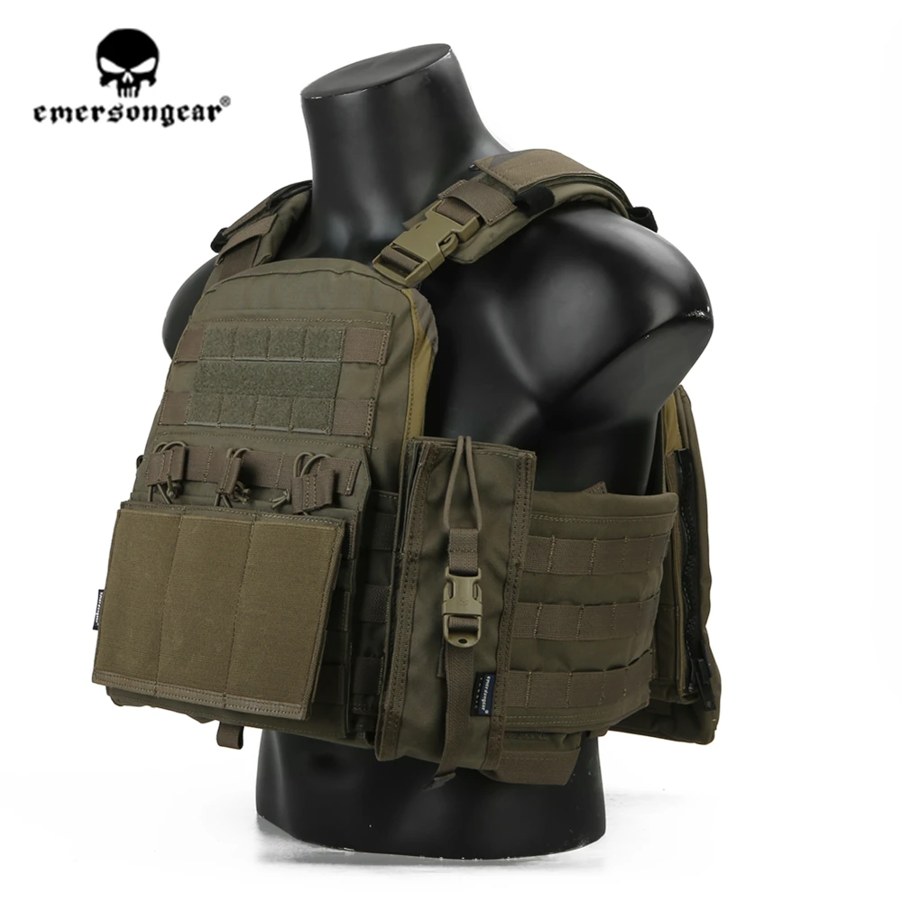 Emersongear-Chaleco táctico, portador de placa CPC, equipo protector resistente, MOLLE, caza, Airsoft, armadura corporal, tiro de nailon - imagen 5