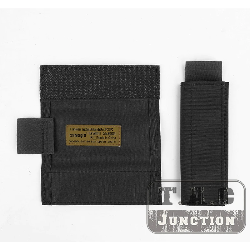 Emerson-Kit e-doff con correa de liberación rápida, chaleco negro, Kit de liberación rápida para JPC JPC2.0 AVS, chaleco táctico portador de placa - imagen 5