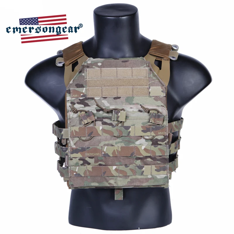 Emersongear-portador de placa de puente, chaleco táctico JPC, equipo de protección, armadura protectora para el cuerpo, Airsoft, caza, tiro, combate, nailon - imagen 3