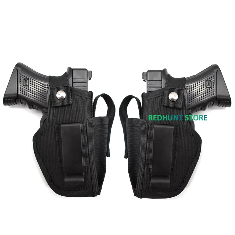 Pistolera táctica para mano derecha e izquierda, funda de transporte oculta, IWB, OWB, bolsa de revista, Clip de Metal intercambiable - imagen 2