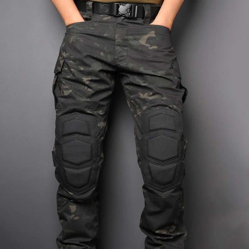 Pantalones largos de camuflaje táctico para hombre, ropa deportiva para exteriores, primavera y otoño - imagen 4