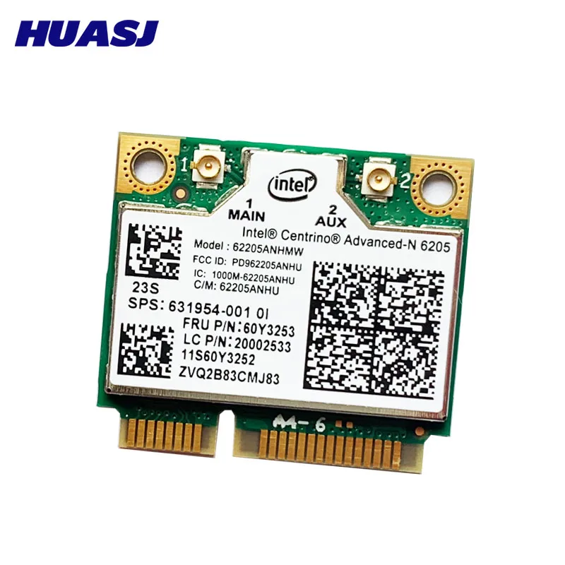 Huasj-tarjeta PCIe para Intel Centrino advanc-n 6205, 62205HMW, 300Mbps, Wifi, para IBM, Lenovo, Thinkpad x220, x220i, t420, 60Y3253 - imagen 2