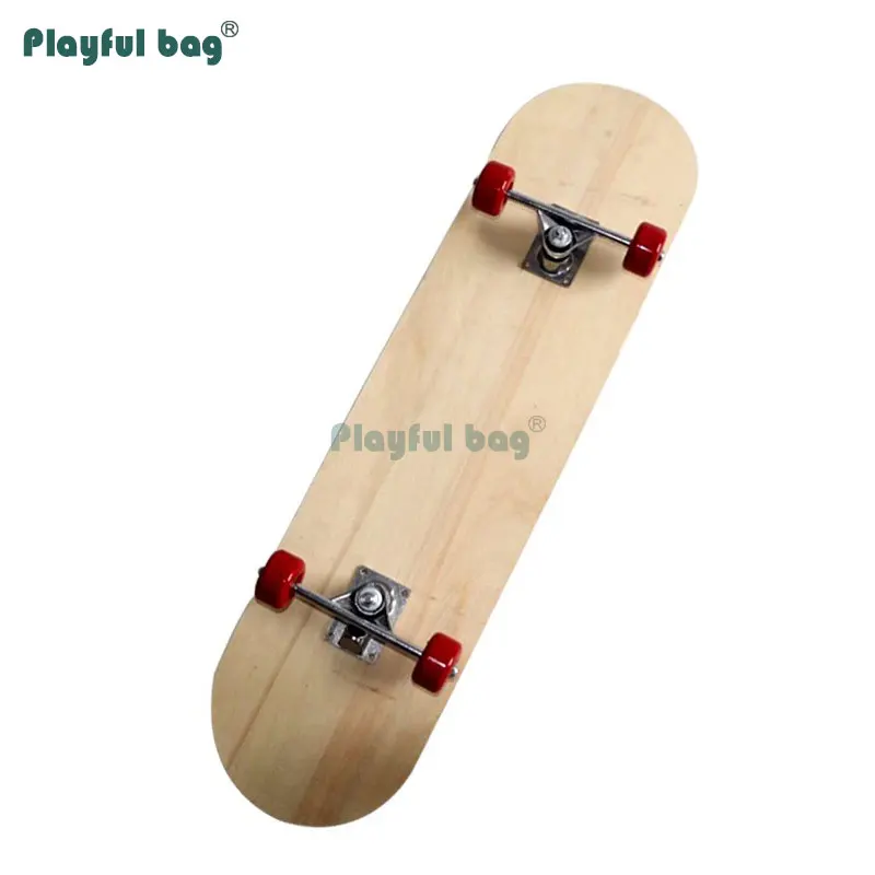 Skateboard de arce de cuatro ruedas, bolsa juguetona, para grafiti pintado a mano, tabla de Skate de color primario, 43, 60, 70, 80CM, MA16 - imagen 4