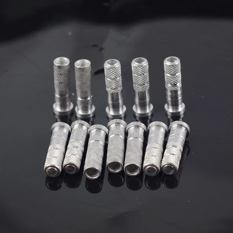 Flecha de aluminio para tiro con arco, 10 piezas, ID de inserción, 6,2mm OD, 7,6mm, arco compuesto, bricolaje - imagen 2