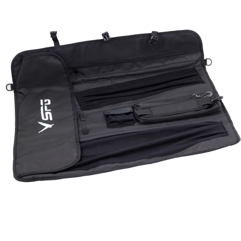 Estuche para arco recurvo compacto con asa, correa y compartimentos - imagen 5