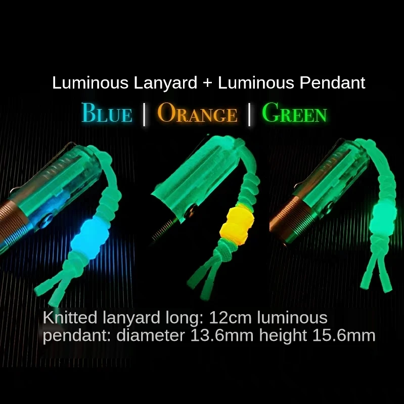 Cuerda colgante luminosa EDC, sombrilla, llavero de coche, cuchillo colgante - imagen 2