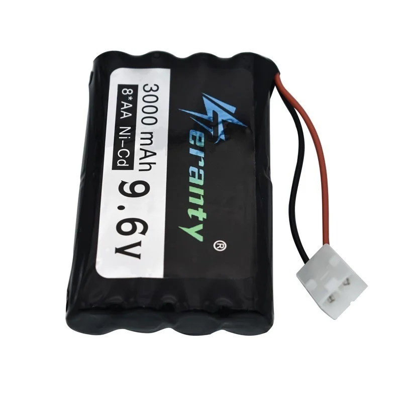Juegos de cargadores de batería de 9,6 V y 3000mAh para juguetes Rc, tanques de coches, trenes, Robot, herramientas para pistola de barco, batería recargable AA 9,6 v ni-cd 5 en 1 - imagen 5