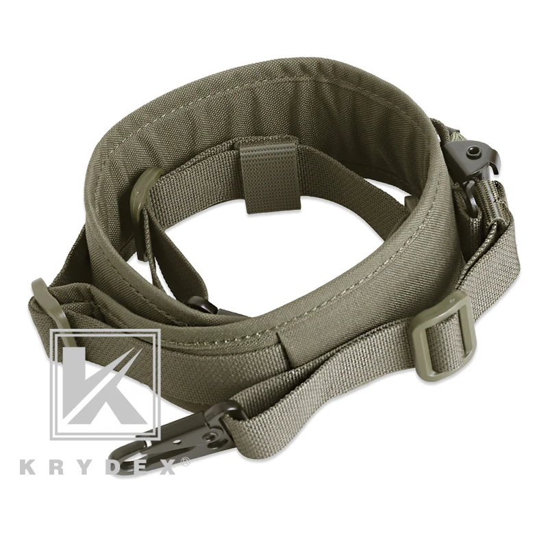 KRYDEX táctico Modular Rifle Sling Correa extraíble 2 puntos/1 punto 2,25 "acolchado Slingster tiro caza Rifle Accesorios - imagen 5
