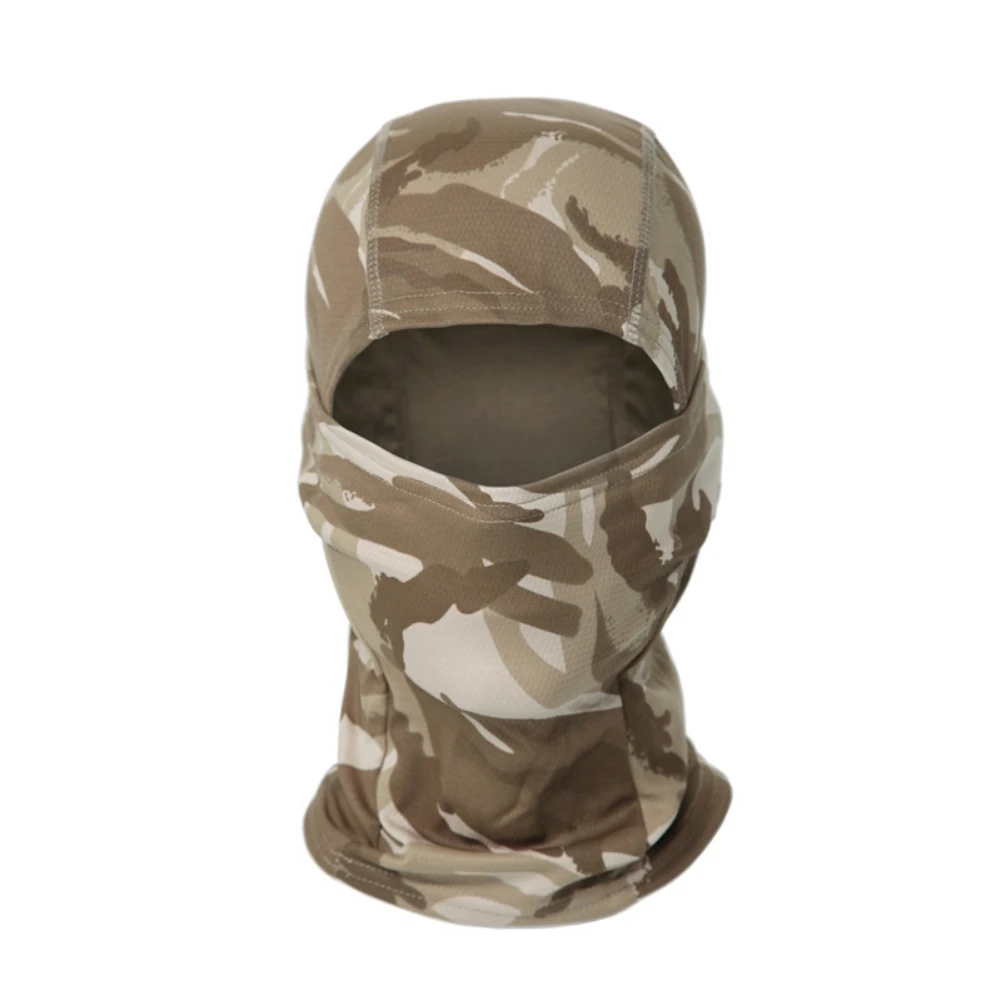 Cubierta facial de camuflaje con protección UV, parasol ligero para esquí, motocicleta, correr, montar, Balaclavas - imagen 2