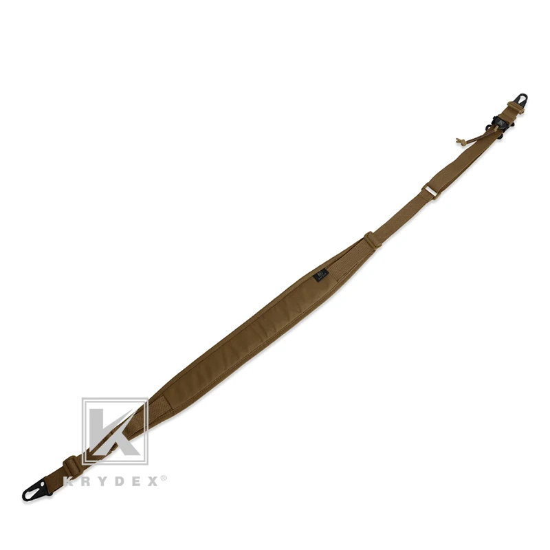 KRYDEX-slinga para pistola táctica, correa Modular extraíble de 2 puntos/1 punto, cabestrillo acolchado de 2,25 "para combate, tiro, Rifle de caza CB - imagen 5