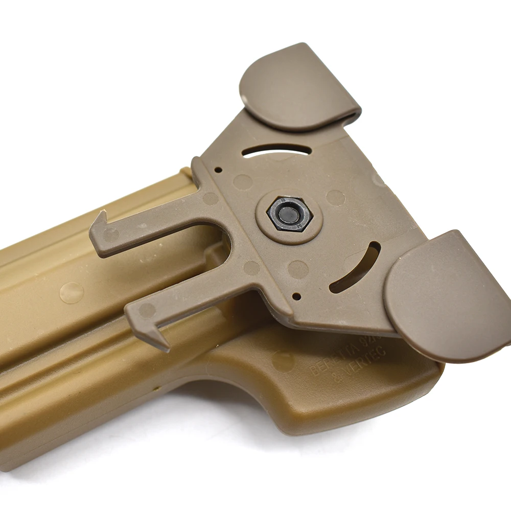 Funda de cinturón con plataforma MOLLE, funda de transporte para pistola de pistola, funda de cintura para Airsoft de caza táctica para Beretta 92, 92FS - imagen 5