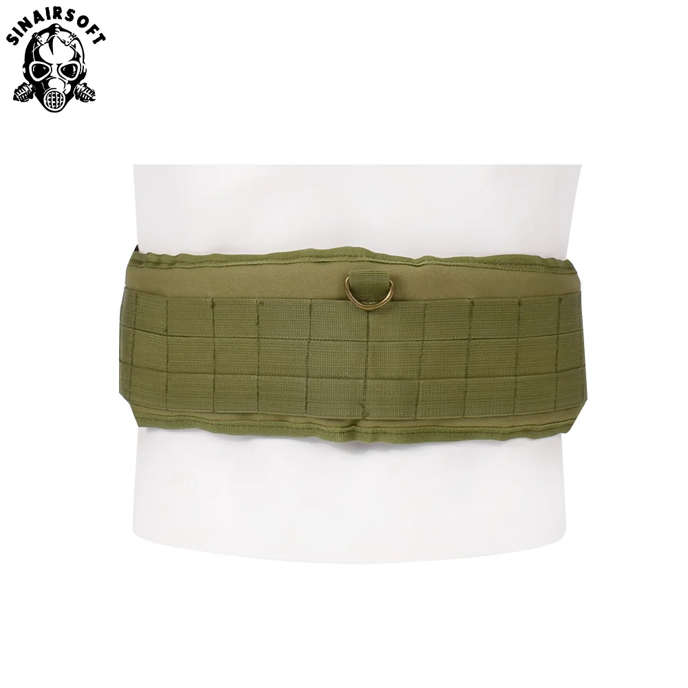 Cinturón táctico militar Molle para exteriores, equipo multiusos acolchado CS, cinturones anchos para Airsoft, equipo de protección de seguridad para deportes de caza - imagen 5