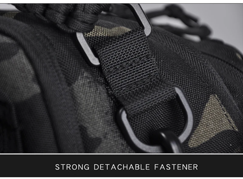 Piscifun-Bolsa de pesca de nailon multifuncional, resistente al agua, duradera, de un solo hombro, para acampar al aire libre, equipo de senderismo, bolsa de aparejos de pesca - imagen 5