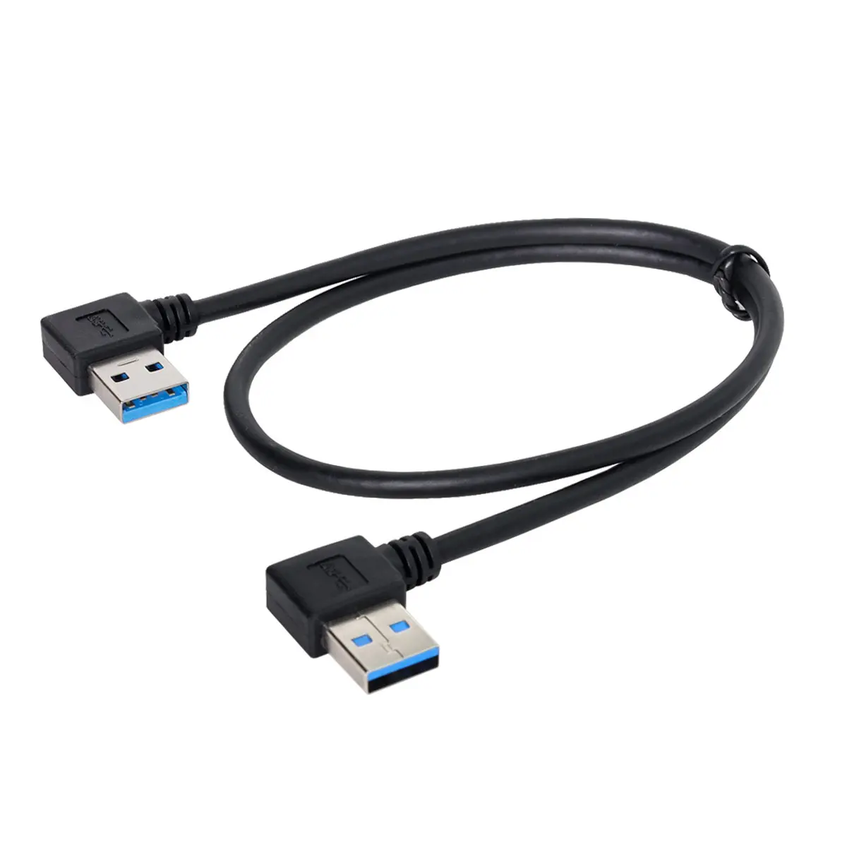 Chenyang-Cable de extensión USB 3,0 tipo A macho, 90 grados, ángulo izquierdo A USB 3,0 tipo A - imagen 5