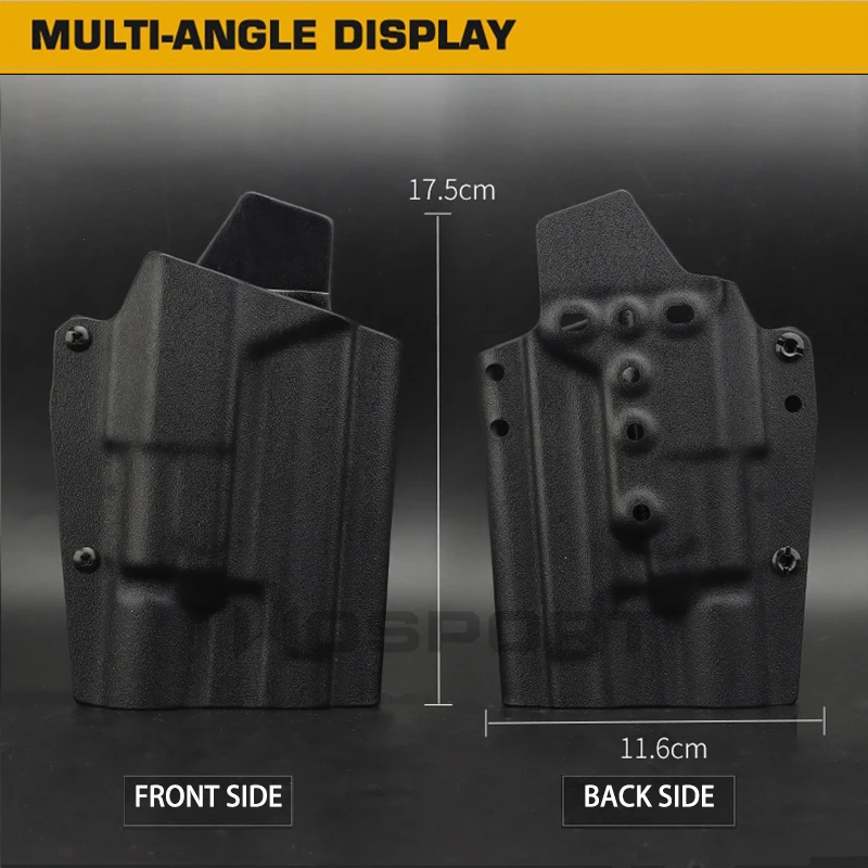 Funda táctica Kydex Sig Sauer P226 para pistola, funda adaptable X300 para linterna, Airsoft, accesorios para pistola de caza, QLS - imagen 2